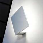 Puzzle Square Wall / Ceiling Flush Light - Matte White