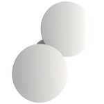 Puzzle Double Round Wall / Ceiling Light - Matte White