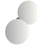 Puzzle Double Round Wall / Ceiling Light - Matte White