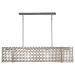 Tweed Linear Suspension - Metallic Beige Silver / Frosted