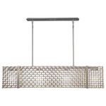 Tweed Linear Suspension - Beige Silver / Frosted