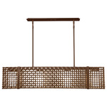 Tweed Linear Suspension - Flat Bronze / Frosted