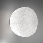Meteorite Wall / Ceiling Light - White