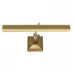 Hemmingway Hardwired Picture Light - Floor Model - Burnished Brass / Frosted