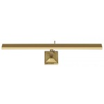 Hemmingway Hardwired Picture Light - Floor Model - Burnished Brass / Frosted