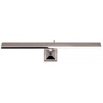 Hemmingway Hardwired Picture Light - Floor Model - Polished Nickel / Frosted