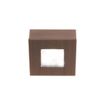 LEDme Square Recessed / Surface Button Light - Copper Bronze