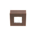 LEDme Square Recessed / Surface Button Light - Copper Bronze
