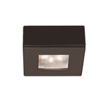 LEDme Square Recessed / Surface Button Light - Dark Bronze