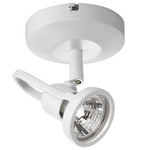 ME-826 Single Spot Light - White / Clear