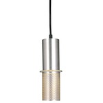 Larry Pendant - Satin Aluminum / Metal