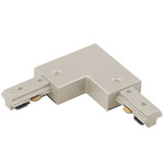 Track L Connector Right - Brushed Nickel