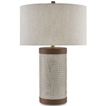 Baptiste Table Lamp - Brushed Brass / Natural