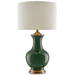 Lilou Table Lamp - Green / Eggshell 