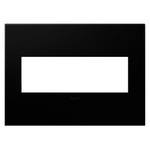 Adorne Plastic Screwless Wall Plate with Microban - Black Nickel