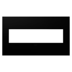 Adorne Plastic Screwless Wall Plate with Microban - Black Ink