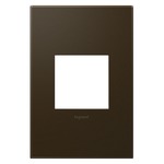 Adorne Plastic Screwless Wall Plate with Microban - Bronze