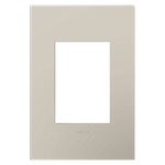 Adorne 1-Gang Plus Size Screwless Wall Plate with Microban - Greige