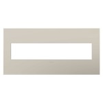 Adorne Plastic Screwless Wall Plate with Microban - Greige