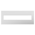 Adorne Plastic Screwless Wall Plate with Microban - Matte White