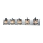 Optix Bathroom Vanity Light - Polished Chrome / Crystal