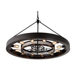 Chronology Chandelier - Oil Rubbed Bronze / Clear