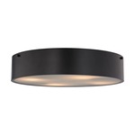 Clayton Ceiling Light Fixture - Oil Rubbed Bronze / White