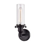 Fulton Wall Sconce - Oil Rubbed Bronze / Clear