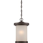 Diego Outdoor Pendant - Mahogany Bronze / Satin Amber