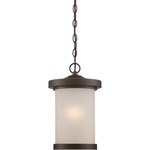 Diego Outdoor Pendant - Mahogany Bronze / Satin Amber