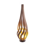 Tulip Floor Lamp - Bronze / Walnut