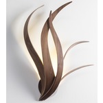 Iris Wall Light - Stainless Steel / Walnut