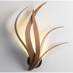 Iris Wall Light - Stainless Steel / Oak