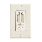 337010 Dual Slide Fan / Light Wall Control - Almond