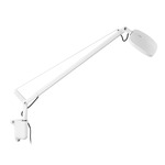 Demi Volee Plug In Wall Light - White