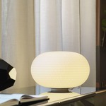 Bianca Table Lamp - White / White