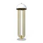 Turner Floor Lamp - Gold / Matte White