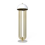 Turner Floor Lamp - Gold / Matte White