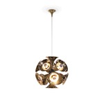 Botti Pendant - Gold / Glossy Black