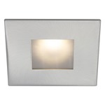 4IN SQ Shower Trim - Brushed Nickel / Frosted