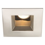 4IN Square On Square Regressed Adjustable Trim - Brushed Nickel