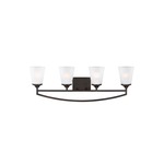 Hanford Bathroom Vanity Light - Bronze / Satin Etched