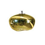 Vista Swirl Galaxy Pendant - Nickel / Gold