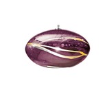 Vista Swirl Orbit Pendant - Nickel / Dark Violet