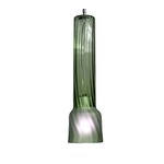 Flashlight Camo Pendant - Nickel / Emerald