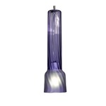 Flashlight Camo Pendant - Nickel / Blue Lilac