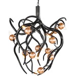 Eve Conical Chandelier - Matte Black