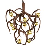 Eve Conical Chandelier - Bronze