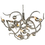 Eve Round Chandelier - Nickel