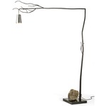 Flintstone Floor Lamp - Nickel